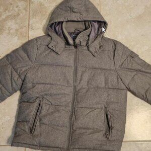 Guess = Quilted Down Filled Jacket With Removable Hood